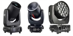 three types of moving head lights